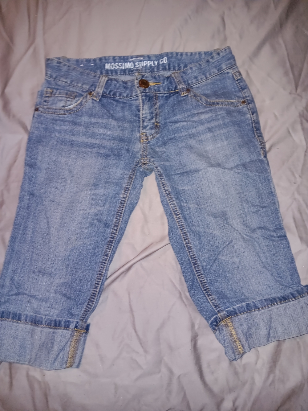 Mossimo Supply Co. Light Blue Cropped Denim Jeans